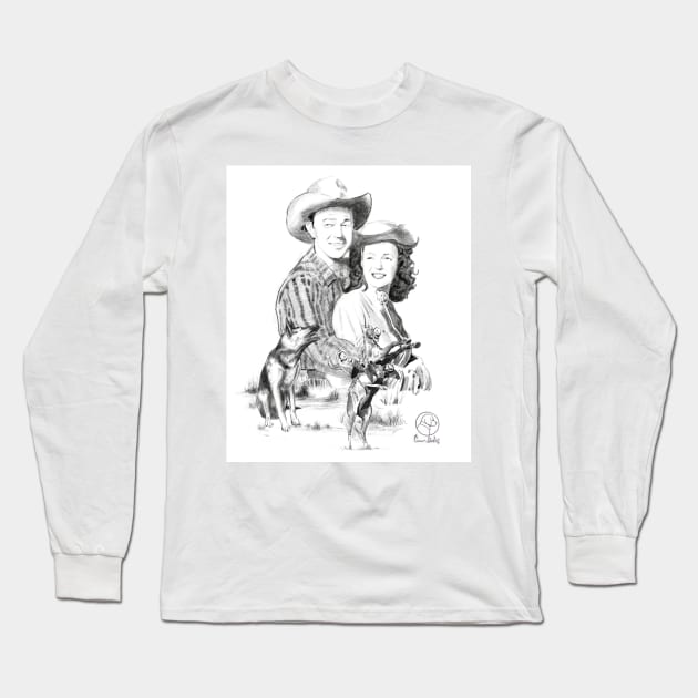 Roy and Dale Long Sleeve T-Shirt by GunnerStudios